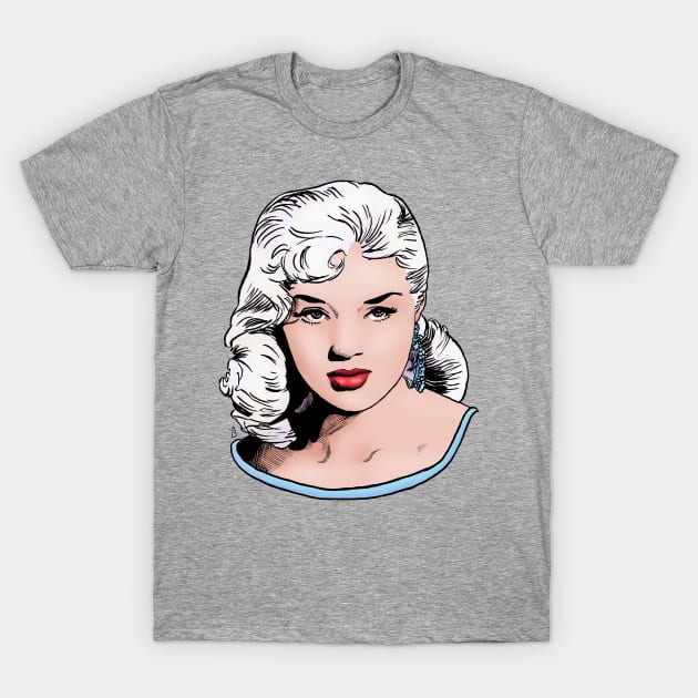 Diana Dors. T-Shirt by Indigenous Bert